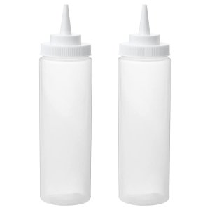 Squeeze bottle, plastic/transparent, 330 ml X 2 pack