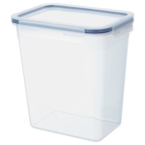 Food container with lid, rectangular/plastic, 4.2 l