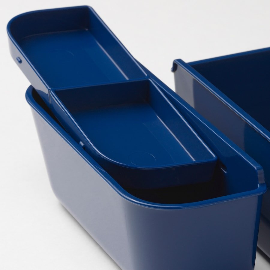 Insert for food container, set of 2, dark blue - Image 2
