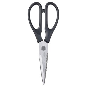 Kitchen scissors, stainless steel/black