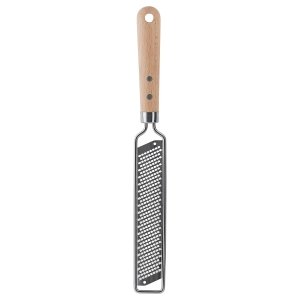 Zester with handle, stainless steel/beech, 33 cm